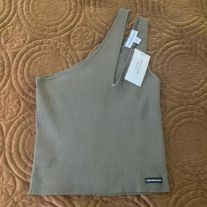 CALVIN KLEIN OFF SHOULDER TOP